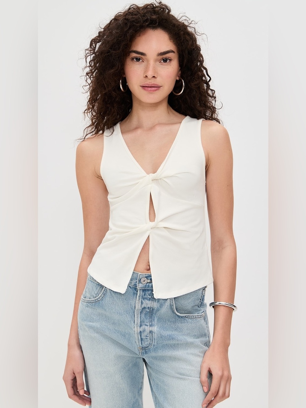 Reformation Tefi Knit Top